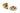 Aged Brass Round Centre Door Knob; #finish_aged-brass