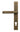 Burnished Brass Brompton Slimline Lever Espag. Lock Set; #finish_burnished-brass