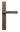 Burnished Brass Brompton Slimline Lever Espag. Latch Set; #finish_burnished-brass