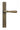 Burnished Brass Newbury Slimline Lever Espag. Latch Set; #finish_burnished-brass
