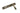 Burnished Brass Reeded Slimline Lever Espag. Lock Set; #finish_burnished-brass