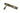 Burnished Brass Reeded Slimline Lever Espag. Lock Set; #finish_burnished-brass