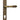 Burnished Brass Reeded Slimline Lever Espag. Lock Set; #finish_burnished-brass