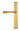 Polished Brass Reeded Slimline Lever Latch Set; #finish_polished-brass