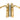 Polished Brass Reeded Slimline Lever Latch Set; #finish_polished-brass
