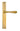 Polished Brass Reeded Slimline Lever Latch Set; #finish_polished-brass