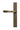 Burnished Brass Reeded Slimline Lever Latch Set; #finish_burnished-brass