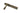 Burnished Brass Reeded Slimline Lever Latch Set; #finish_burnished-brass