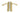 Satin Brass Reeded Slimline Lever Latch Set; #finish_satin-brass