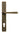 Burnished Brass Avon Slimline Lever Espag. Lock Set; #finish_burnished-brass