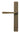 Burnished Brass Avon Slimline Lever Latch Set; #finish_burnished-brass