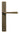 Burnished Brass Avon Slimline Lever Latch Set; #finish_burnished-brass