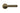 Burnished Brass Brompton Lever on Rose Set (Plain); #finish_burnished-brass