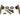 Burnished Brass Brompton Lever on Rose Set (Plain); #finish_burnished-brass