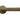 Burnished Brass Brompton Lever on Rose Set (Art Deco); #finish_burnished-brass
