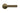 Burnished Brass Brompton Lever on Rose Set (Art Deco); #finish_burnished-brass