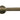 Burnished Brass Brompton Lever on Rose Set (Beehive); #finish_burnished-brass