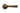 Burnished Brass Newbury Lever on Rose Set (Art Deco); #finish_burnished-brass