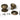 Burnished Brass 49mm Mushroom Mortice/Rim Knob Set; #finish_burnished-brass