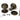Burnished Brass Heavy Beehive Mortice/Rim Knob Set; #finish_burnished-brass