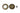 Burnished Brass Round Escutcheon (Art Deco); #finish_burnished-brass