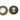 Burnished Brass Round Euro Escutcheon (Plain); #finish_burnished-brass