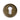 Burnished Brass Round Euro Escutcheon (Art Deco); #finish_burnished-brass