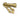 Satin Brass Beehive Escutcheon; #finish_satin-brass