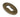Burnished Brass Oval Escutcheon; #finish_burnished-brass