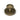 Burnished Brass Round Thumbturn Set (Art Deco); #finish_burnished-brass