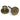 Burnished Brass Round Thumbturn Set (Art Deco); #finish_burnished-brass