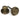 Burnished Brass Round Thumbturn Set (Beehive); #finish_burnished-brass