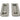 Satin Marine SS (316) 175mm Art Deco Rectangular Pull - Privacy Set; #finish_satin-marine-ss-(316)