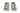 Satin Marine SS (316) 175mm Art Deco Rectangular Pull - Privacy Set; #finish_satin-marine-ss-(316)