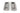 Polished Marine SS (316) 175mm Plain Rectangular Pull - Privacy Set; #finish_polished-marine-ss-(316)