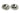 Polished Marine SS (316) 60mm Art Deco Round Pull - Privacy Set; #finish_polished-marine-ss-(316)