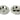 Polished Marine SS (316) 75mm Art Deco Round Pull - Privacy Set; #finish_polished-marine-ss-(316)