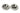 Polished Marine SS (316) 60mm Plain Round Pull - Privacy Set; #finish_polished-marine-ss-(316)