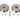 Polished Marine SS (316) 75mm Plain Round Pull - Privacy Set; #finish_polished-marine-ss-(316)