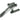 Pewter Night-Vent Locking Reeded Fastener; #finish_pewter-patina
