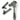Pewter Night-Vent Locking Reeded Fastener; #finish_pewter-patina