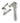 Polished Marine SS (316) Night-Vent Locking Reeded Fastener; #finish_polished-marine-ss-(316)