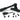 Matt Black Locking Reeded Fastener; #finish_matt-black