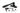 Matt Black Locking Reeded Fastener; #finish_matt-black