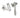 Polished Marine SS (316) Locking Reeded Fastener; #finish_polished-marine-ss-(316)