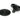 Matt Black Art Deco Centre Door Knob; #finish_matt-black