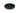 Matt Black Art Deco Centre Door Knob; #finish_matt-black