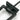 Matt Black Slimline Art Deco Door Knocker; #finish_matt-black