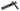 Black Brompton Slimline Lever Espag. Latch Set; #finish_black