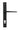 Matt Black Eaton Slimline Lever Espag. Lock Set; #finish_matt-black